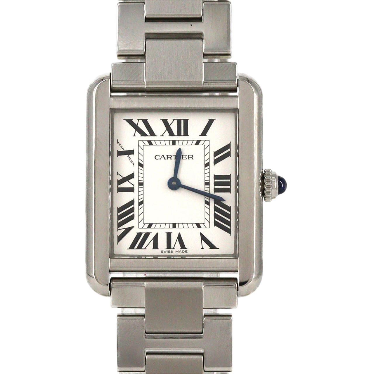 Authentic Cartier Tank Solo SM W5200013 Stainless Steel Quartz #230-000-793-0521