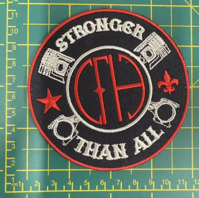 Pantera Stronger Than All Pistons Woven Sew Or Iron On Patch Officially Licensed