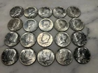 20 Kennedy 1968 D Half Dollars 40% Silver Very Good Condition # 6