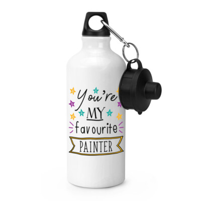 Du Bist Mein Favorit Painter SPORTS Wasserflasche Welt Beste Awesome Dad Lustig