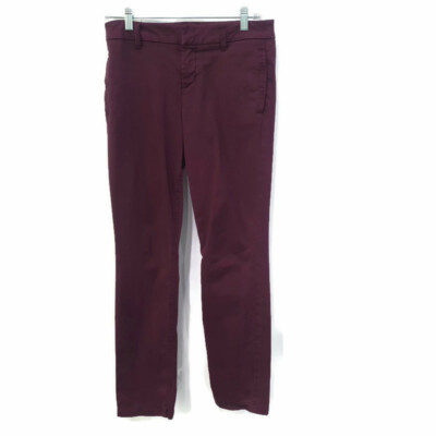 Level 99 Slim Trouser Pants Size 26 Womens FA2A85 Merlot