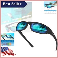 Polarized Sports Sunglasses for Men Women - UV400 Protection, Impact-Resistan...
