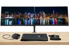 HP P22h G5 22 inch 1920 x 1080 FHD LCD Monitor, 2 Pack Bundle with HDMI, VGA