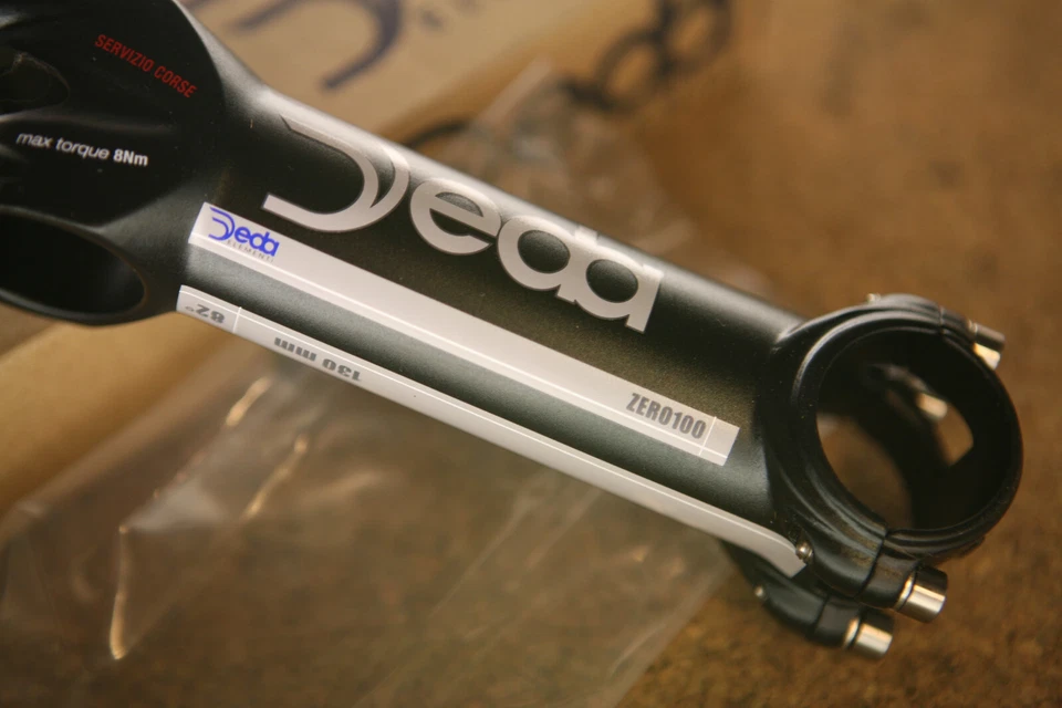 NOS NEW NIB Deda Elementi Zero100 SC Servizio Corse 1.1/8" stem 130mm Titanium - Image 3 of 4