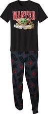 Star Wars The Mandalorian The Child Wanted Boxed Pajama Set, Grey, Medium