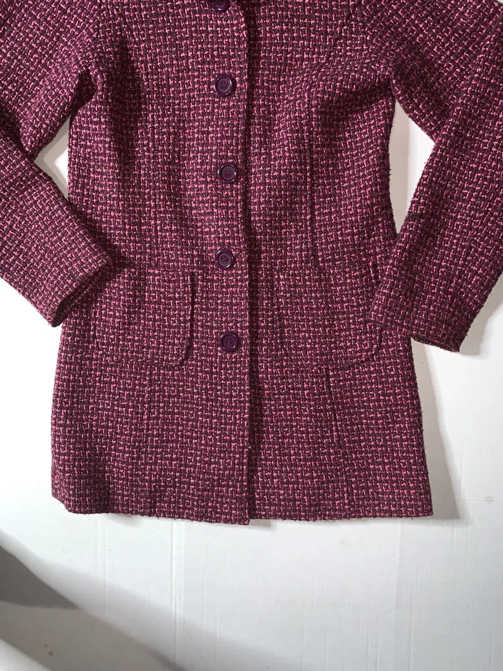 二手切诺基单排扣及膝长绒大衣女式(XL 码) — 第 3/4 张图片