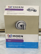 Moen Iso Chrome Single-Hook Wall Mount Towel Robe Hook DN0703CH