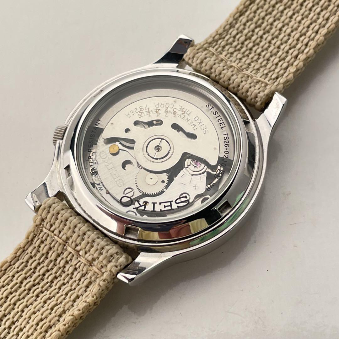 Seiko Seiko 5 7S26-02J0 Day Date 21 Jewels Stainless Steel Seiko Seiko 5 7S26-02J0 Day Date 21 Jewels Stainless Steel