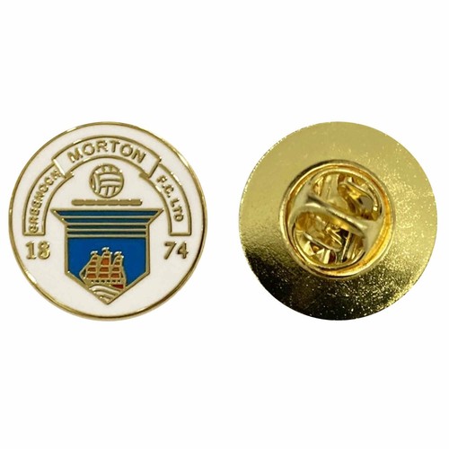 Nuevo Greenock Morton Escudo de Fútbol Esmaltado Pin Insignia Morton FC Souvenir Pin Insignia - Imagen 3 de 3