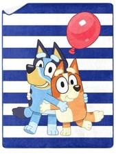 Bluey "Happy Hugs" Kids 46" x 60" Sherpa Throw-W38522378667