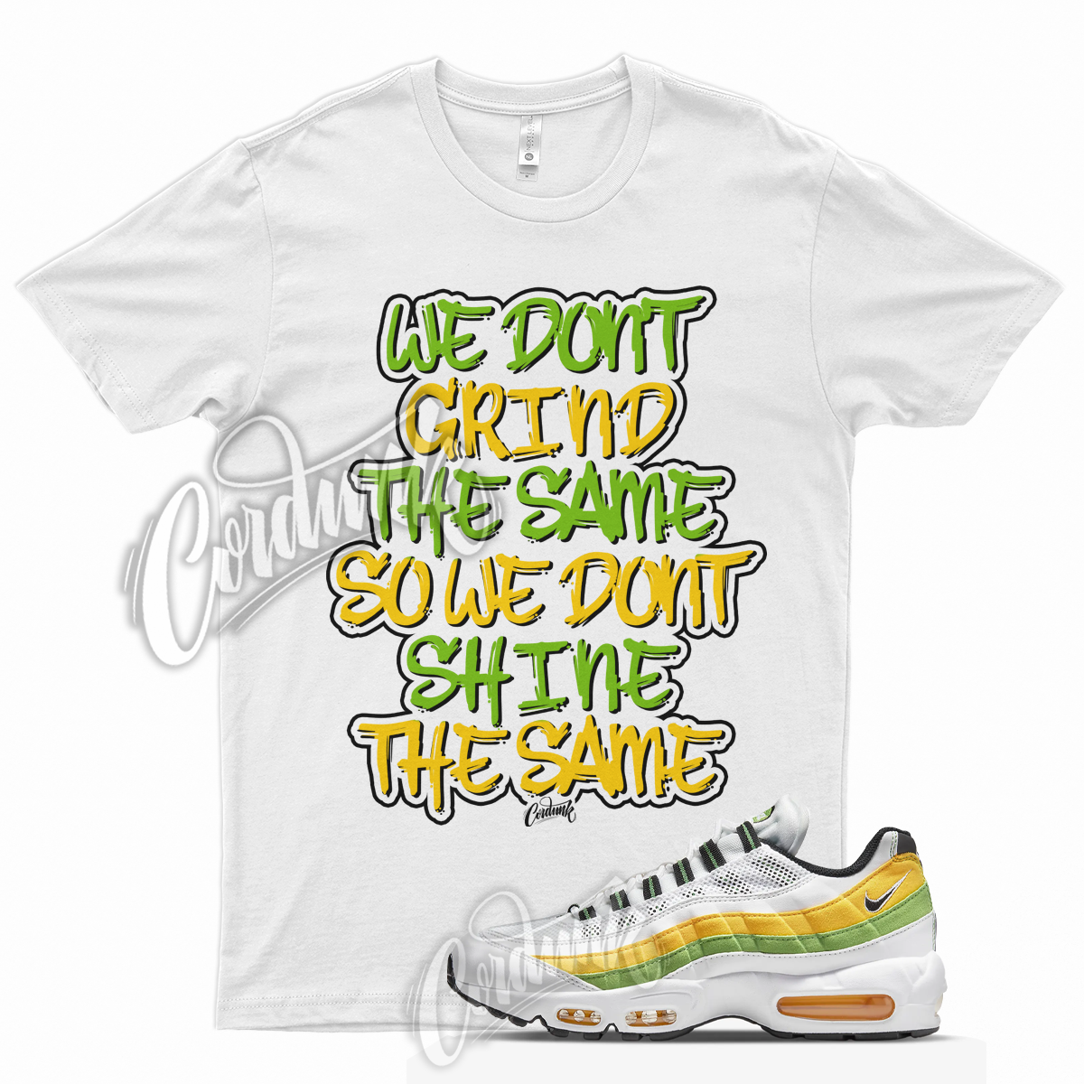Green Apple Air Max 95 Essential Shirt Grey Nike Air Max 95 T-Shirt JD Sports UK