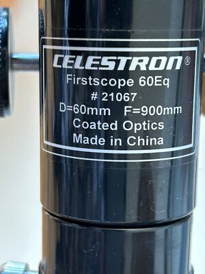 Télescope Celestron AC 60/900 Powerseeker 60 EQ - Test et avis - Planete telescope