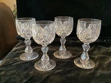 Hawkes HARVARD American Brilliant Cut Glass Beauties X 4 Gorgeous Cordials