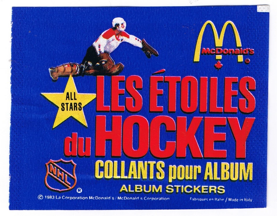 1982-83 MCDONALD’S STICKER + FOIL 1-36 & WRAPPER + ALBUM & TEAM LOT SEE LIST - Image 2 of 3