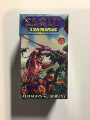 Clout Fantasy Board Game Centaurs vs. Goblins Starter Set Box Chips New!
