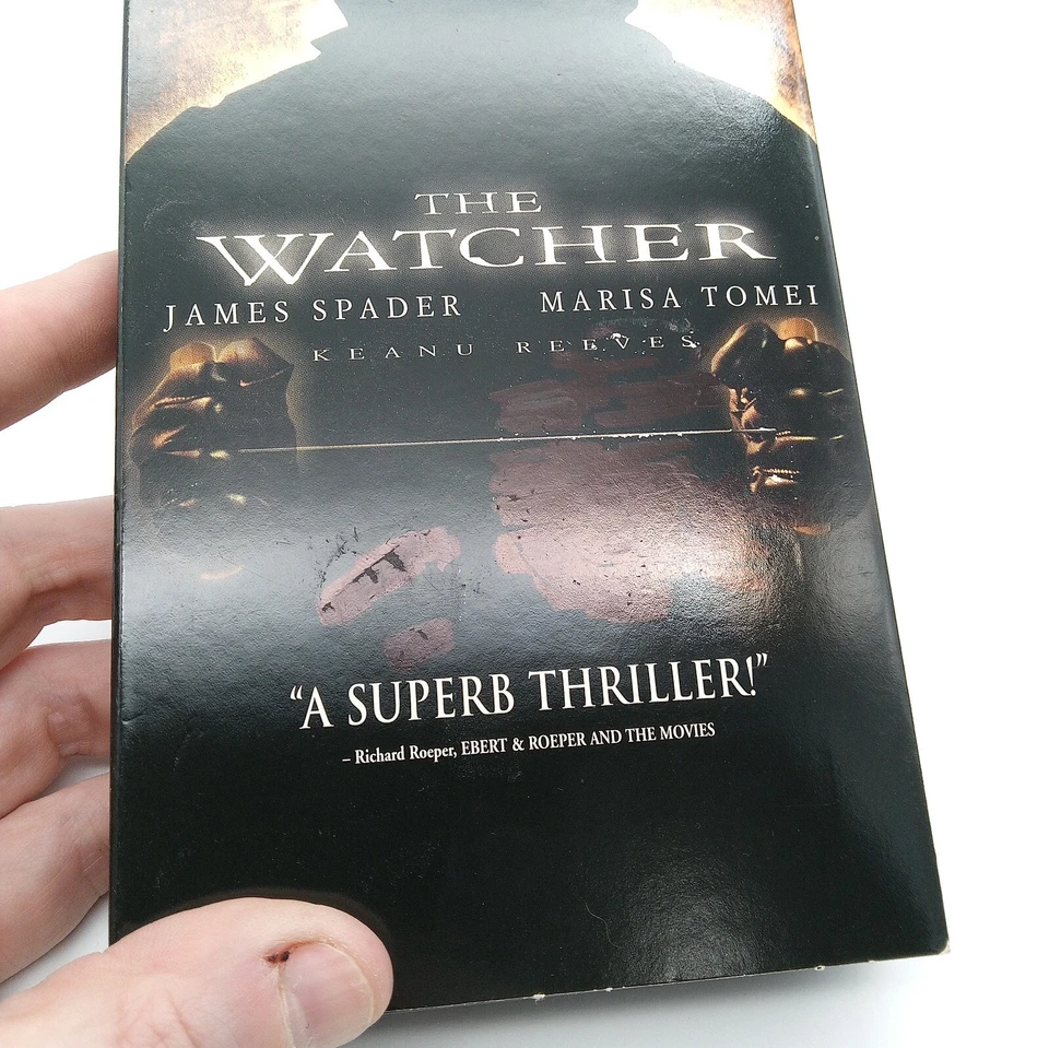 The Watcher VHS 2001 Keanu Reeves James Spader Thriller Suspense Rated R - Image 4 of 4