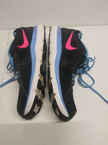 Nike Womens 10 Dual Fusion ST 3 Running Shoes Blue 657498-003 2014 Low Top Mesh - Picture 9 of 12