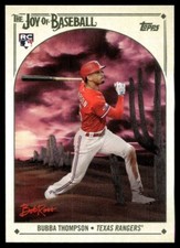 2023 Topps Joy of Baseball Bob Ross Bubba Thompson Rookie A37 #33