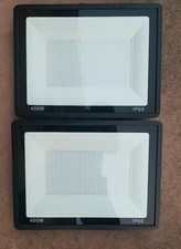 400W LED Black Light Big Blacklight Flood Light Outdoor with Plug and Switch 2pk