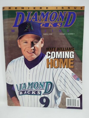 Arizona Diamondbacks Magazine March 1998 Premier Issue Matt
