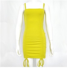 Women Sexy Spaghetti Sleeveless Bandage Party Night Club Slim Mini Dress #A10