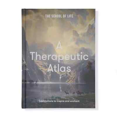 A Therapeutic Atlas: destinations to By The School of Life, hardcover New bool