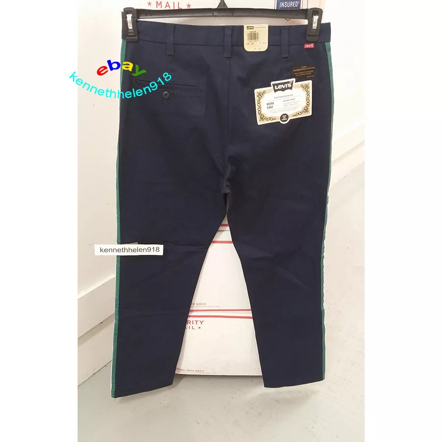 Levis skateboarding striped work 2024 pant in navy