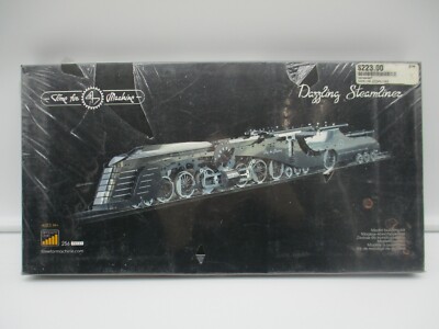 TIME 4 FOR MACHINE STAINLESS STEEL DAZZLING STEAMLINER TRAIN MODEL KIT NEW