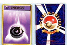 Old Back Psychic Energy Base Set Japanese Vintage Classic Pokemon Card Edition