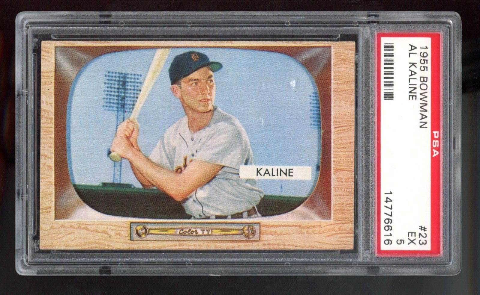 1955 Bowman Al Kaline Detroit Tigers #23 PSA 5 EX
