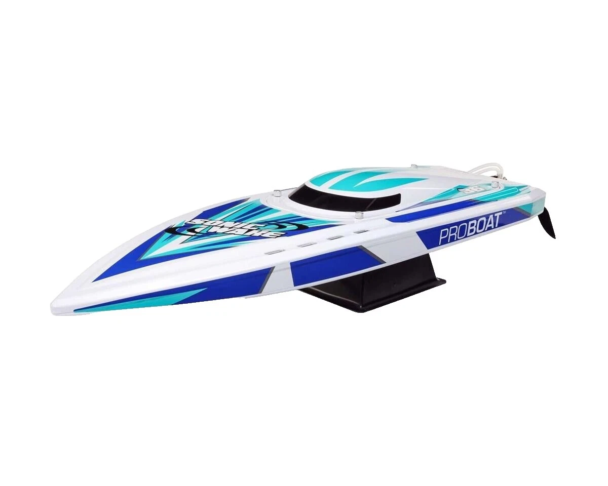 Ready-to-Go White RC Boat & Watercraft