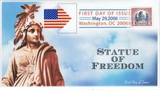 AO-4075c, 2006, Statue of Freedom, First Day Cover, Add-on Cachet, Digital Color