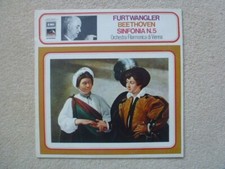 Furtwangler, Beethoven Symphony no.5 LP EMI  HMV  Italian edition Vienna Phil.LP