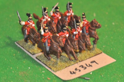 28mm Napoleonisch / Britisch - Dragoner 8 Figuren - (45349)