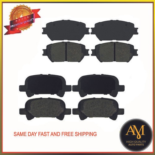 For Toyota Camry Brake Pads Full Set Front & Rear eBay