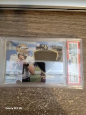 2021 Luminance Jumbo Relic Gold JMDB Drew Brees 29/49 PSA 8