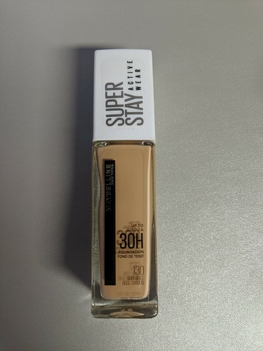 MAYBELLINE SUPERSTAY 24HR FULL COVERAGE FOUNDATION 130 BUFF BEIGE. Sealed. BN.