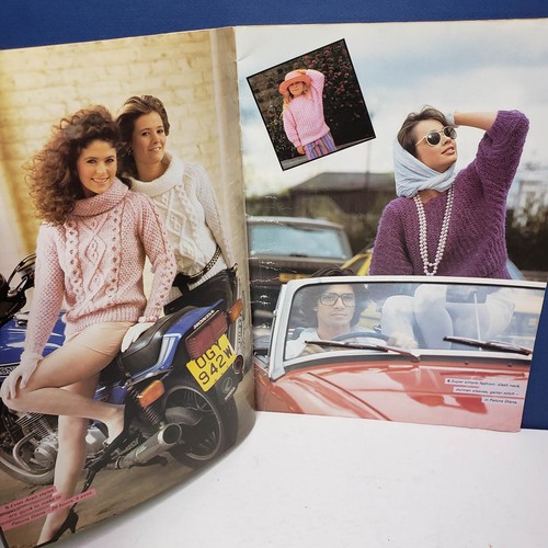 PATONS HURRY KNITS The Romantic Look Women's Girls Sweaters 1983 BEEHIVE 252 - Picture 4 of 10