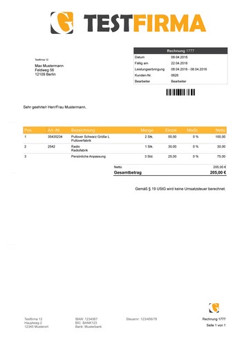 Rechnungsprogramm,Software Progamm für Firmen Angebote,Rechnungen,Lieferscheine, - Picture 9 of 12