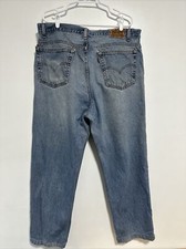 Vintage Levi 540 Brown Tab Jeans USA Made Y2K Sz 42x30 (Hemmed) Custom Inseam