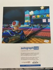 Jen Taylor signed autographed Toad Mario Kart 8x10 photo Halo Rare ACOA