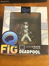 Marvel X-Force DEADPOOL QMX Q-Fig Loot Crate Grey Color Variant