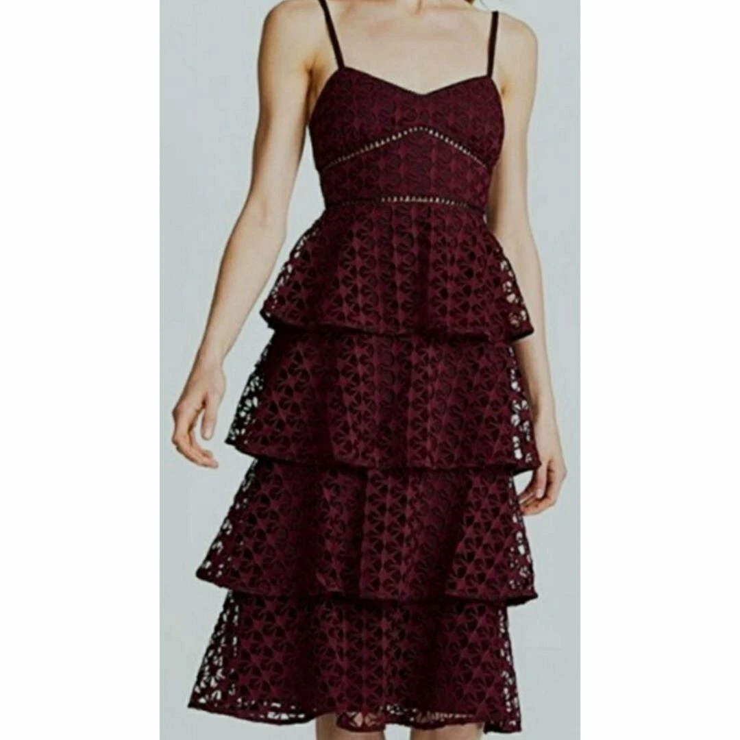 Club monaco burgundy shop dress