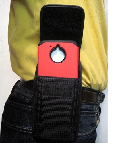 Extended Big Rugged Nylon Holster Pouch For LifeProof Galaxy S9+ Plus On Case - Picture 7 of 8