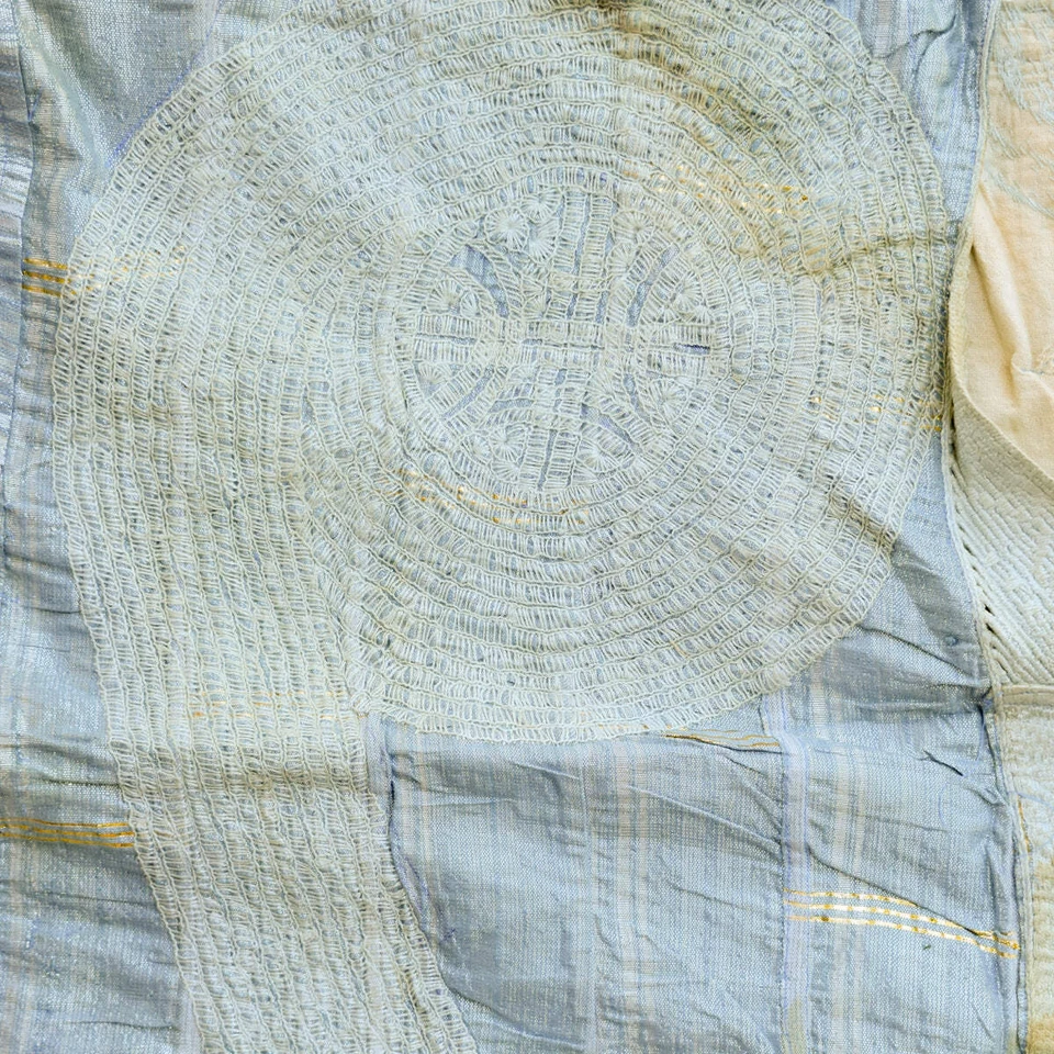 Top Hombre Hausa Boubou Indigo Nigeria Colección Sidley Foto 4 de 4