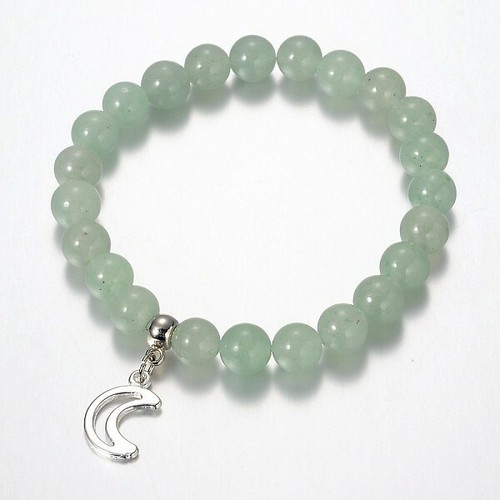 Gemstone Bracelets Set Natural Stone Celestial Beaded Stackable Stocking Stuffer - Picture 4 of 4