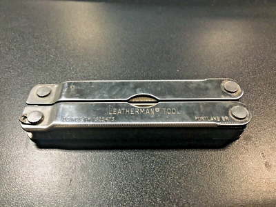 Vintage Original Leatherman TM 1325473 Multi Tool With Leather