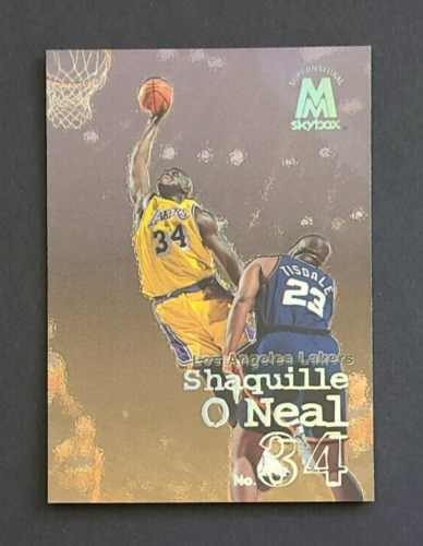 1998-99 Skybox Molten Metal Shaquille O'Neal Card 145 Supernatural LA Lakers HOF - Picture 1 of 2