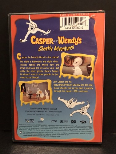 Casper and Wendy’s Ghostly Adventures - DVD - 2002 - Pre Owned - Picture 2 of 3
