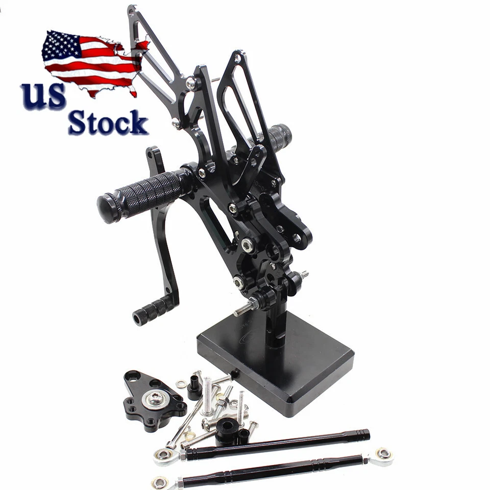 Задняя регулируемая подножка с ЧПУ для Suzuki Yamaha Kawasaki Honda - Изображение 2 из 4